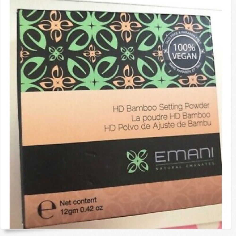 Emani HD Bamboo Setting Powder #201 DARK —VEGAN